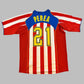 Atletico Madrid 2004/2005 Home Shirt - Perea 21 La Liga print