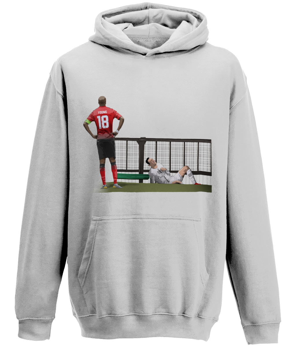 Ashley Young v Di Maria Large Image Hoodie