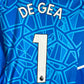 Manchester United 2022/2023 Player Issue Home Goalkeeper Shirt - De Gea 1 - Blue