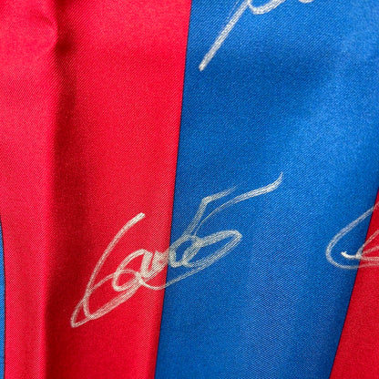 Barcelona 2005/2006 Player Issue Home Shirt - Ezquerro 4 - Squad Signed