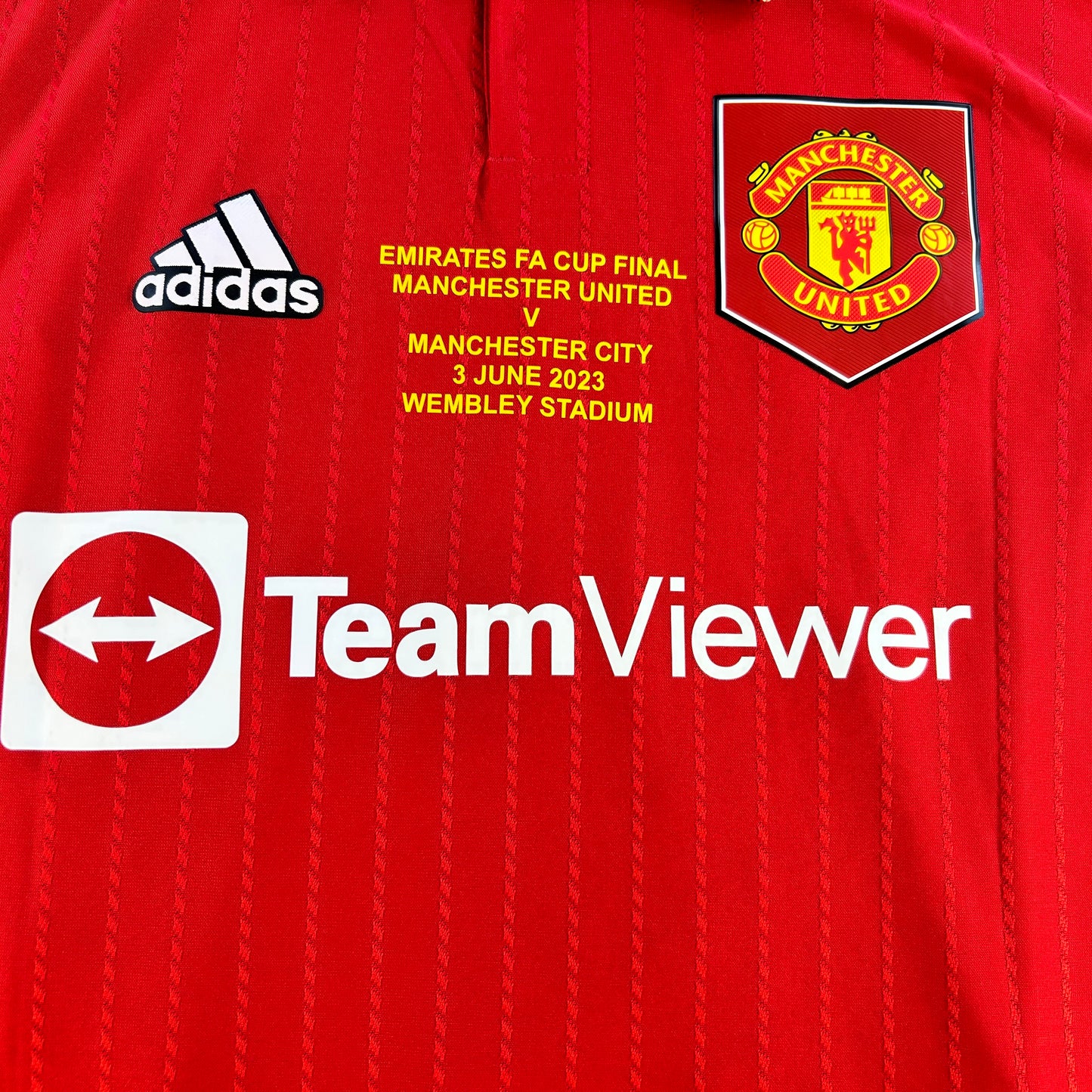 Manchester United 2022/2023 Player Spec FA Cup Final Home Shirt