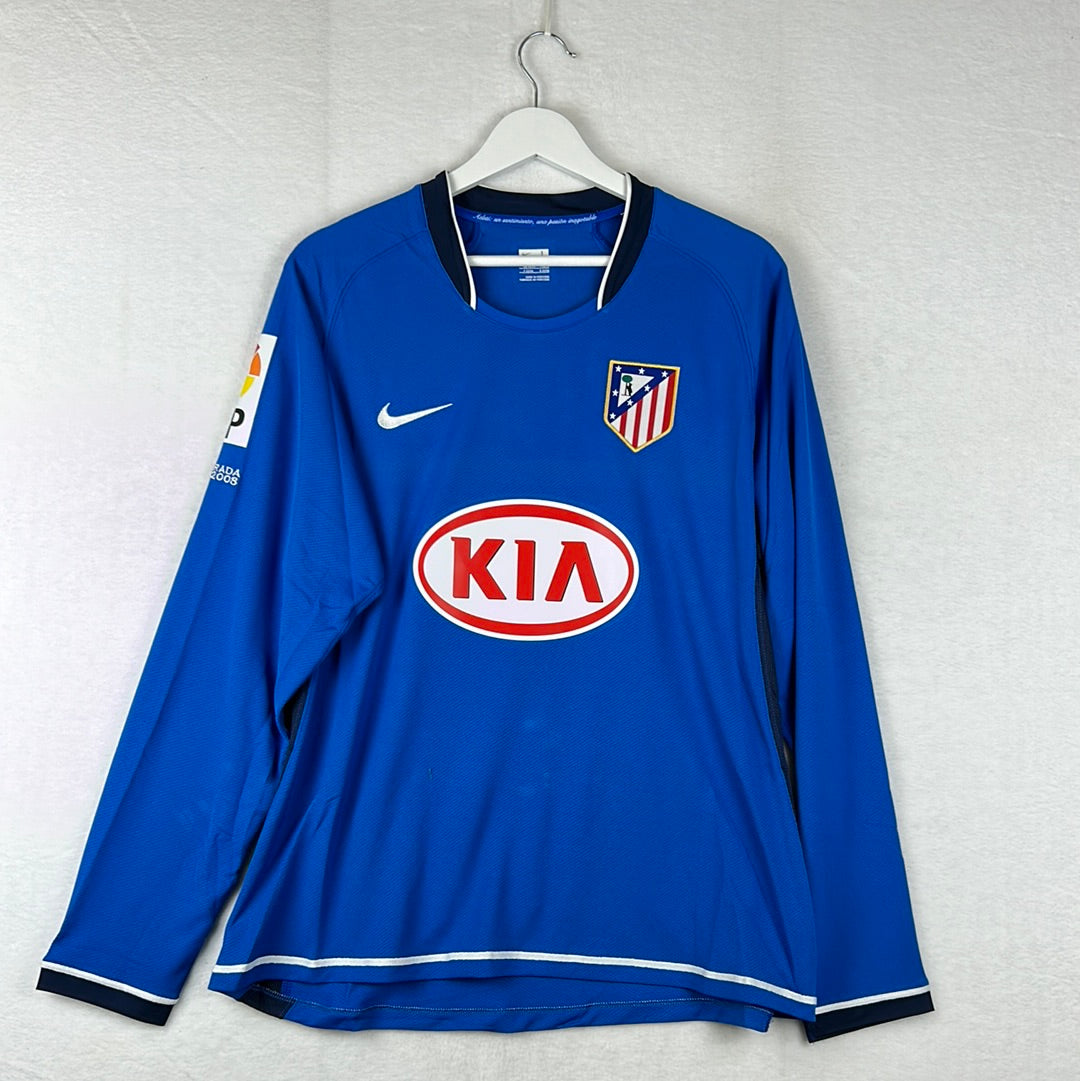 Atletico Madrid 2007/2008 Player Issue Away Shirt Forlan