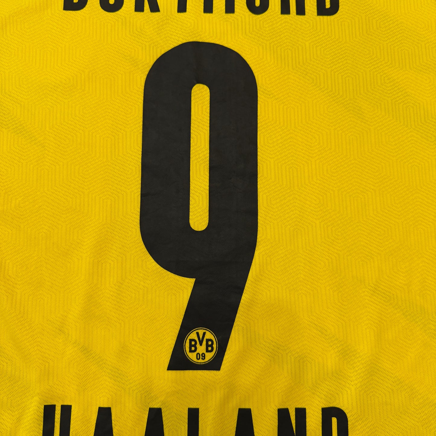 Dortmund 2020-21 Match Worn Home Shirt - Haaland 9