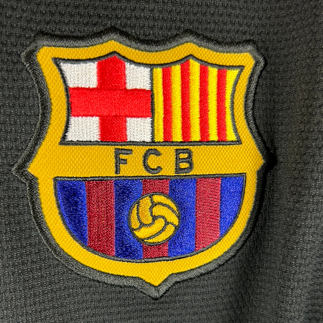 Barcelona 2011/2012 Player Issue Away Shirt - Dos Santos 12 - Long Sleeve