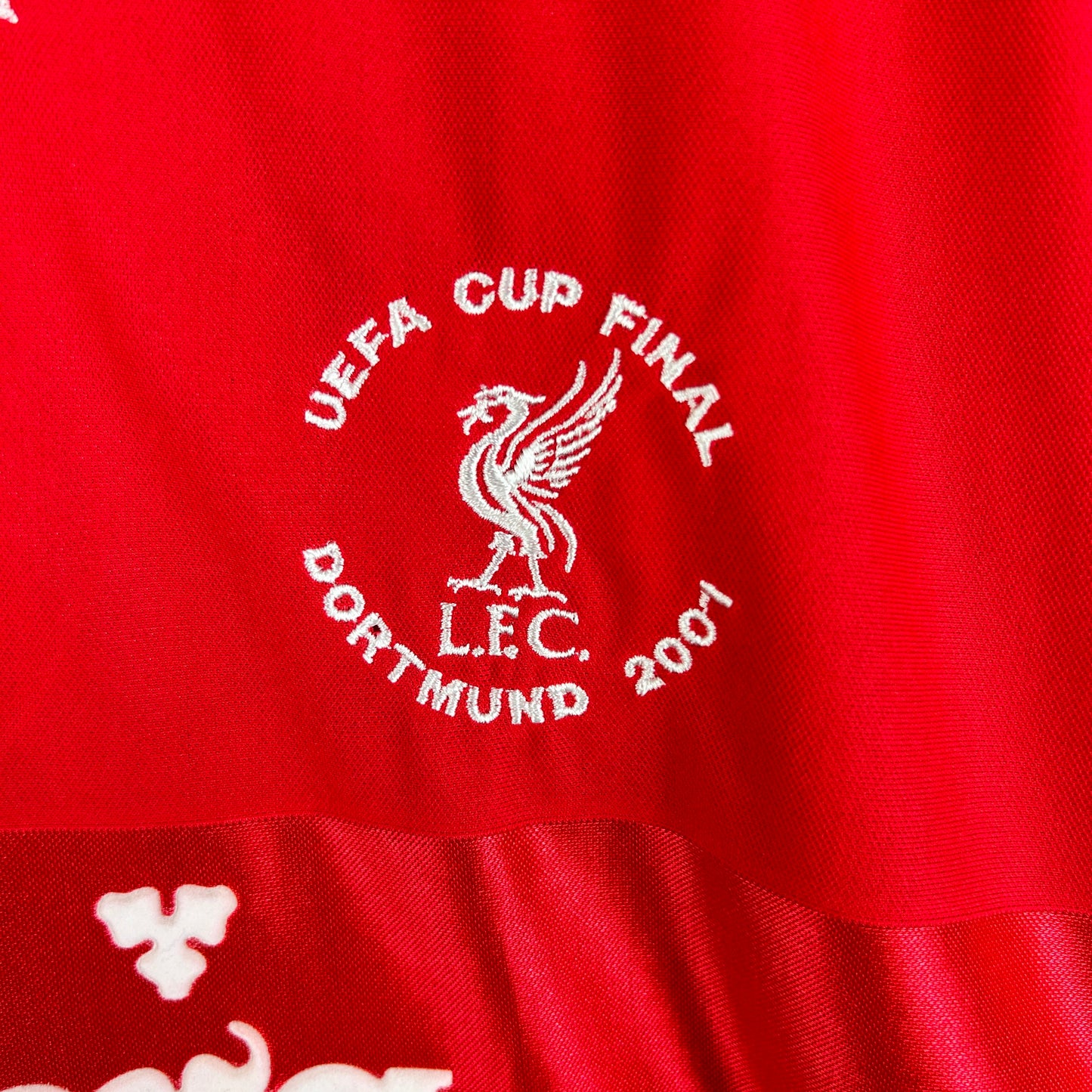 Liverpool UEFA Cup Final Home Shirt 2001 - New With Tags XL