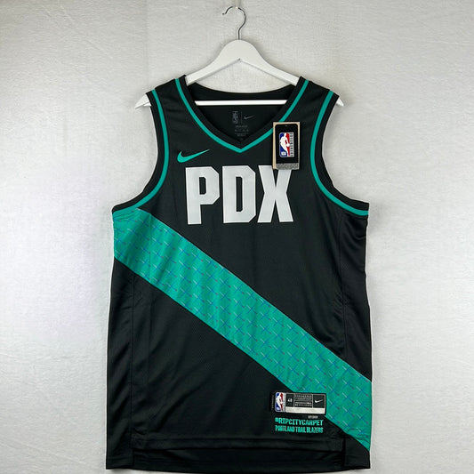 Portland Trail Blazers Road City Edition Jersey - Large - New with Tags