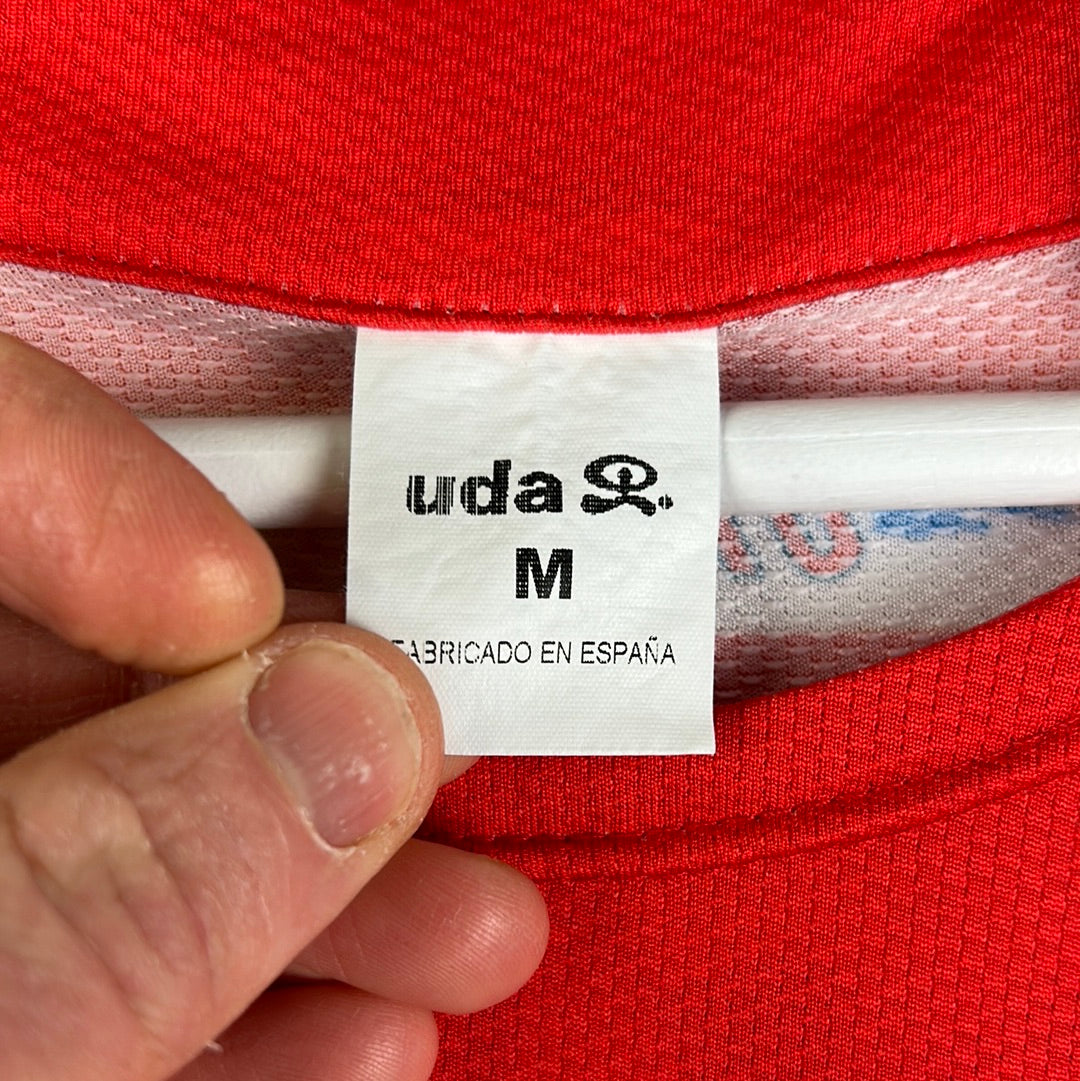 U. D. Almeria 2007-2008 Player Issue Home Shirt - Medium - Bruno 2