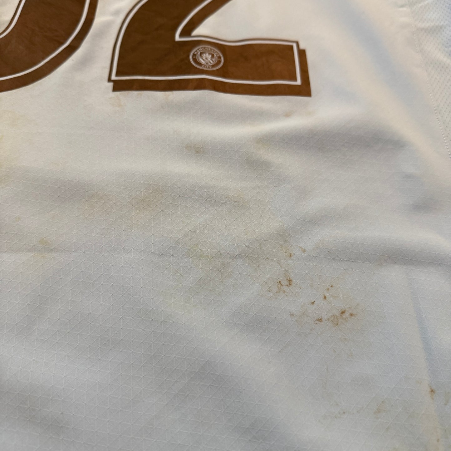 Manchester City 2025-2026 Match Worn Home Shirt