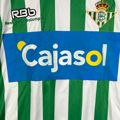 Real Betis 2010/2011 Player Issued Home Shirt - J Pereria 9