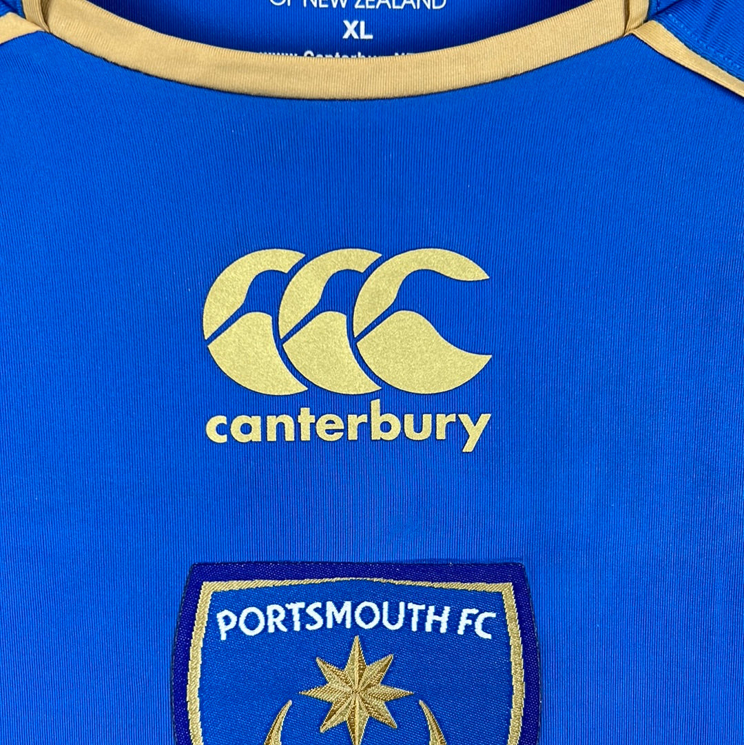 Portsmouth 2008/2009 Match Worn Home Shirt - Crouch 9