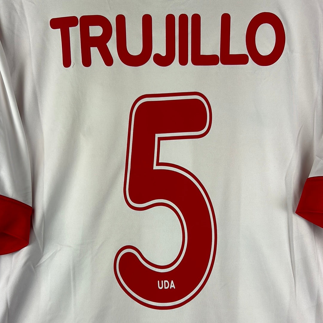 U. D. Almeria 2013-2014 Player Issue Home Shirt - Medium - Trujillo 5