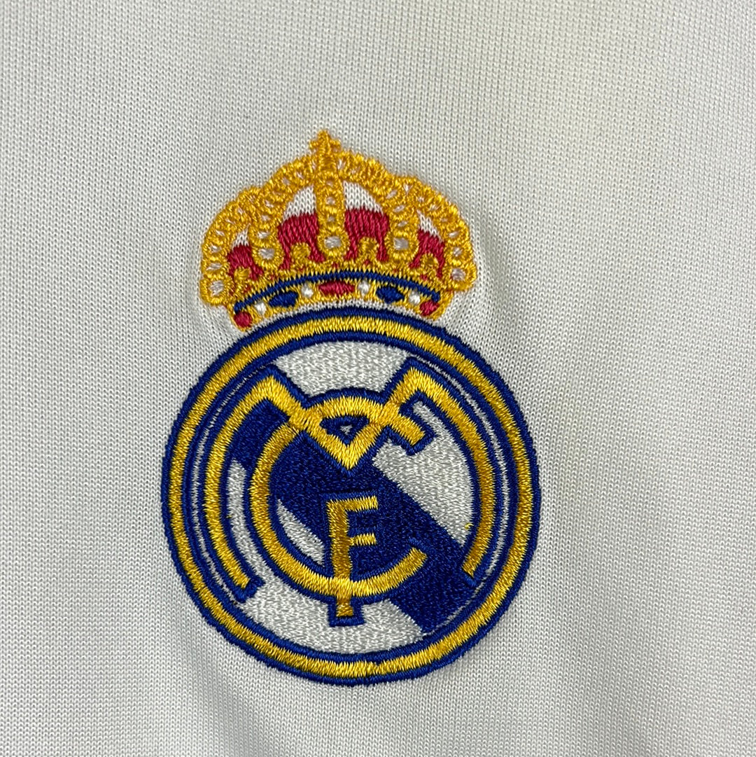 Real Madrid 2008/2009 Match Worn Home Shirt - Heinze 16 - Long Sleeve