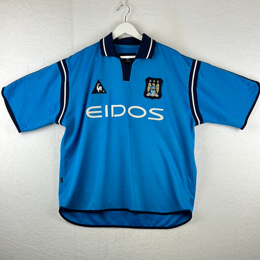 Manchester City 2001-2002 Home Shirt - Large - Very Good Condition