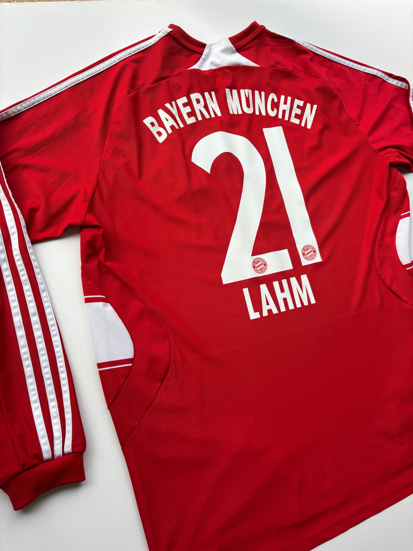 Bayern Munich Home Shirt LS 2007/08 (XL) Lahm 21