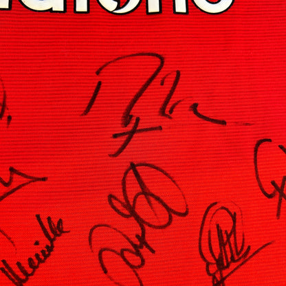 Manchester United 2000-2001 Squad Signed Home Shirt