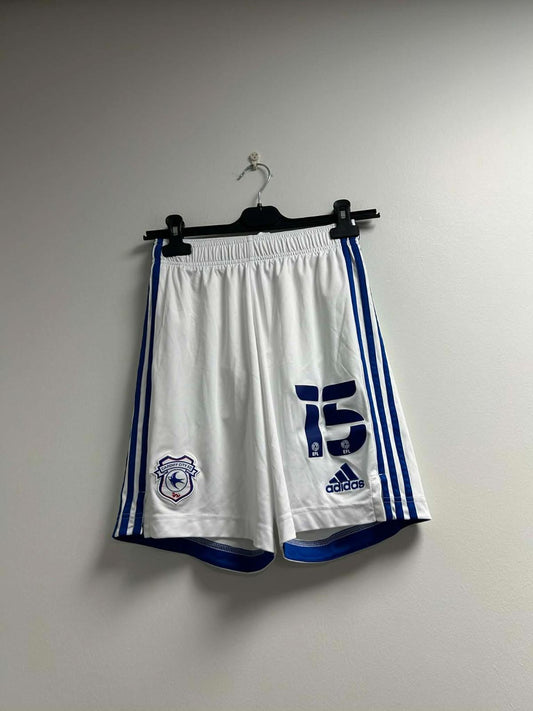 Cardiff City 2020-2021 Player Issue Football Shorts 15 (Excellent) S