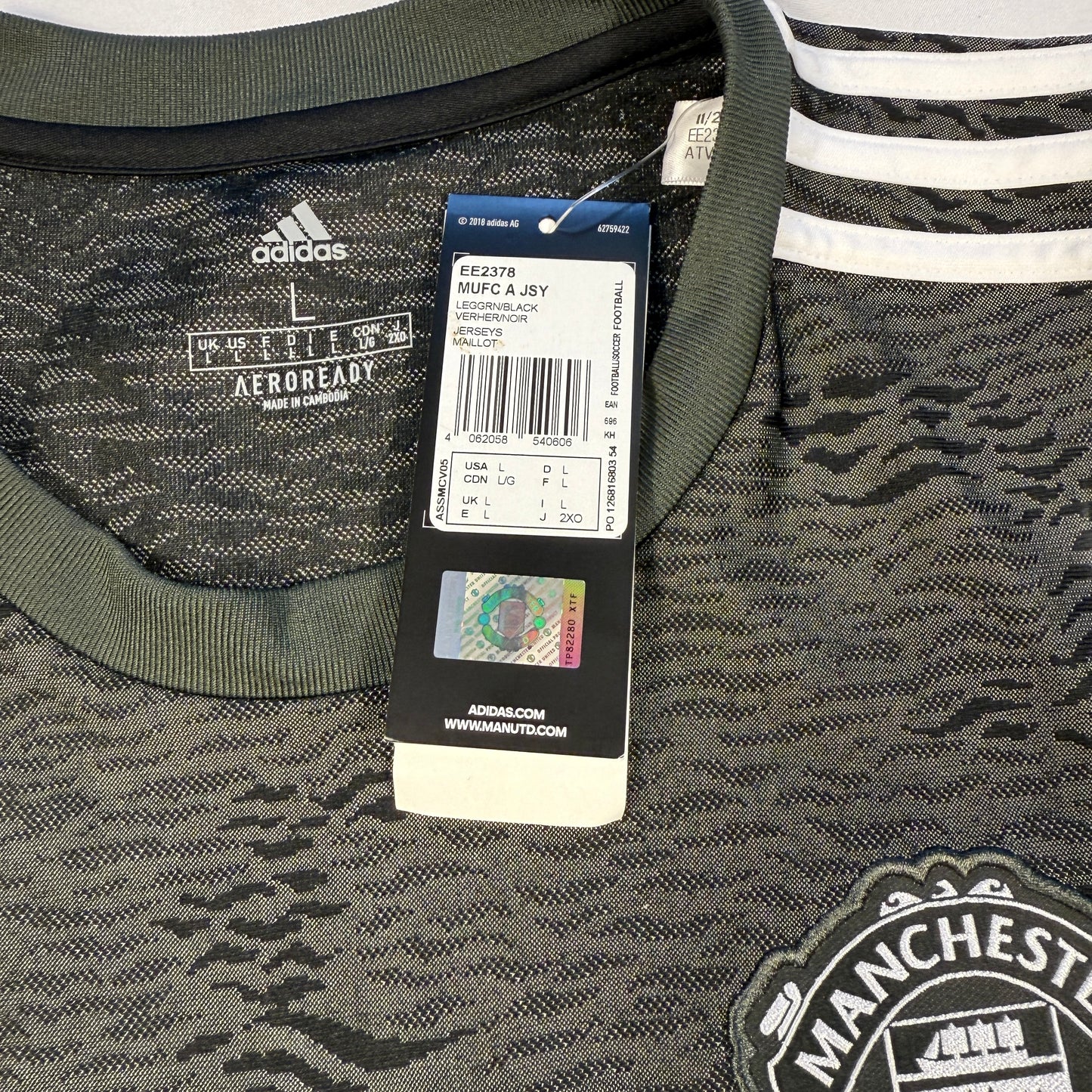 Manchester United 2020/2021 Away Shirt  - BNWT Adidas EE2378