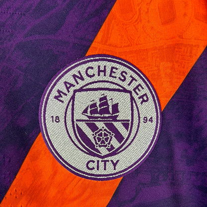 Manchester City 2018-2019 Match Worn Third Shirt - Aguero 9