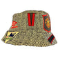 Manchester United 1995/1996 Upcycled Away Shirt Bucket Hat - Cantona 7