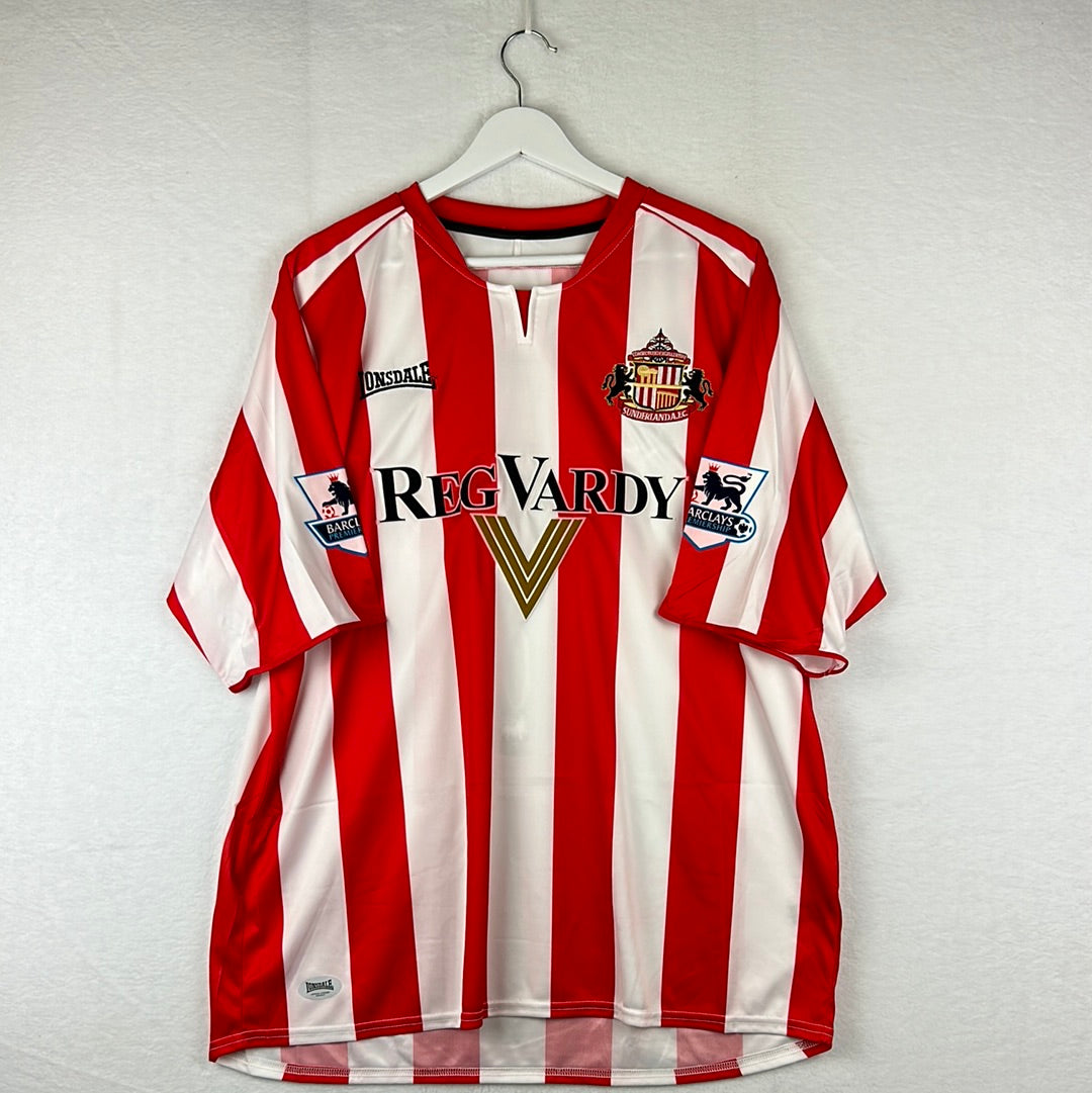 Sunderland 2005/2006 Player Issue Home Shirt - Whitehead 8
