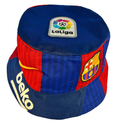 Barcelona 16/17 Upcycled Home Shirt Bucket Hat