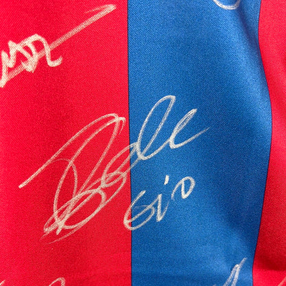 Barcelona 2005/2006 Player Issue Home Shirt - Ezquerro 4 - Squad Signed