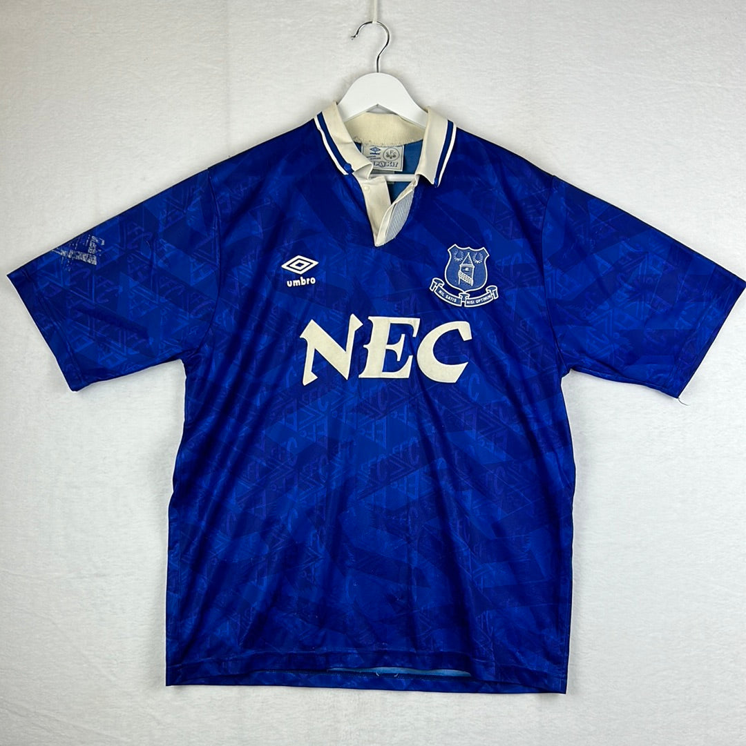 Everton 1991-1992-1993 Home Shirt 