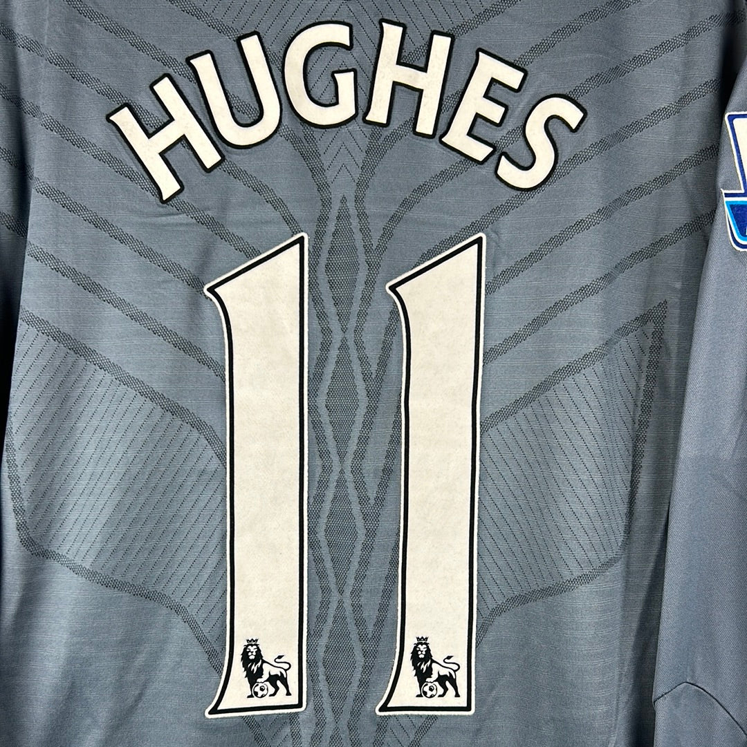 Hull City 2008/2009 Player Issue Away Shirt - Hughes 11