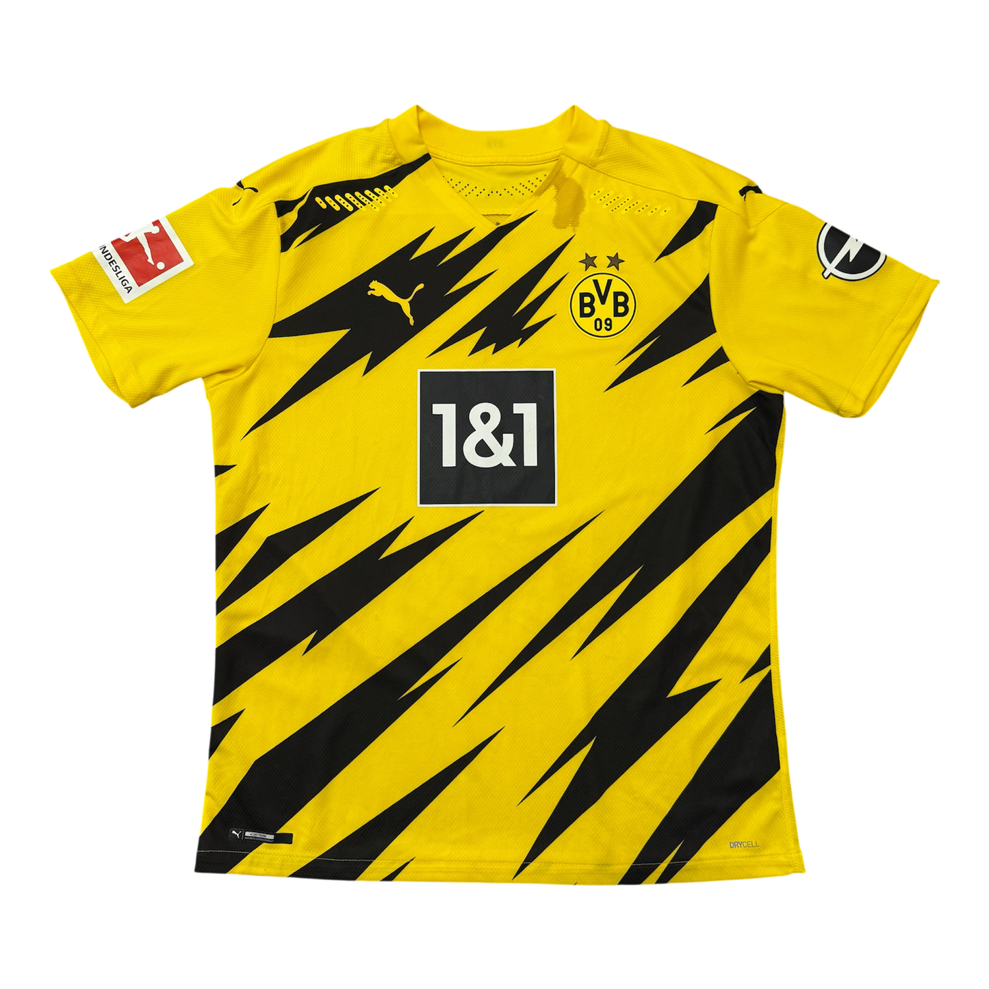Dortmund 2020-21 Match Worn Home Shirt - Haaland 9