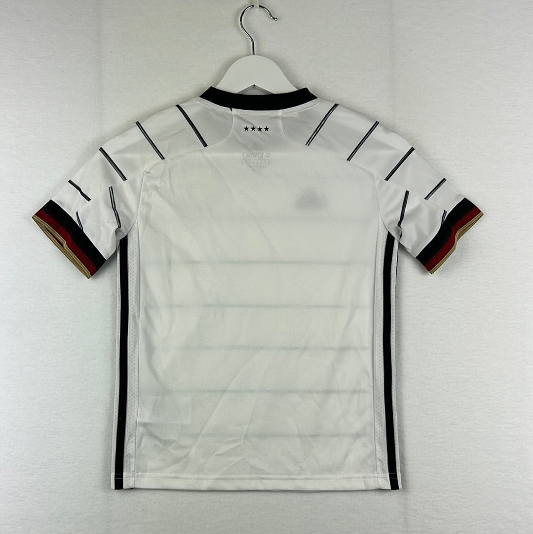 Germany 2020-2021 Home Shirt - Youth Sizes  - New With Tags - Adidas FS7596