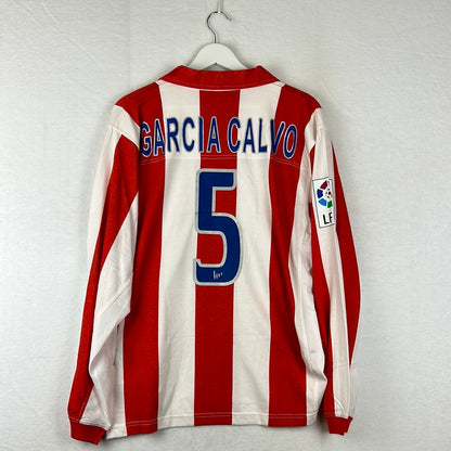 Atletico Madrid 2002/2003 Player Issue Home Shirt - Garcia Calvo 5 - Tesoro Del Amazonas