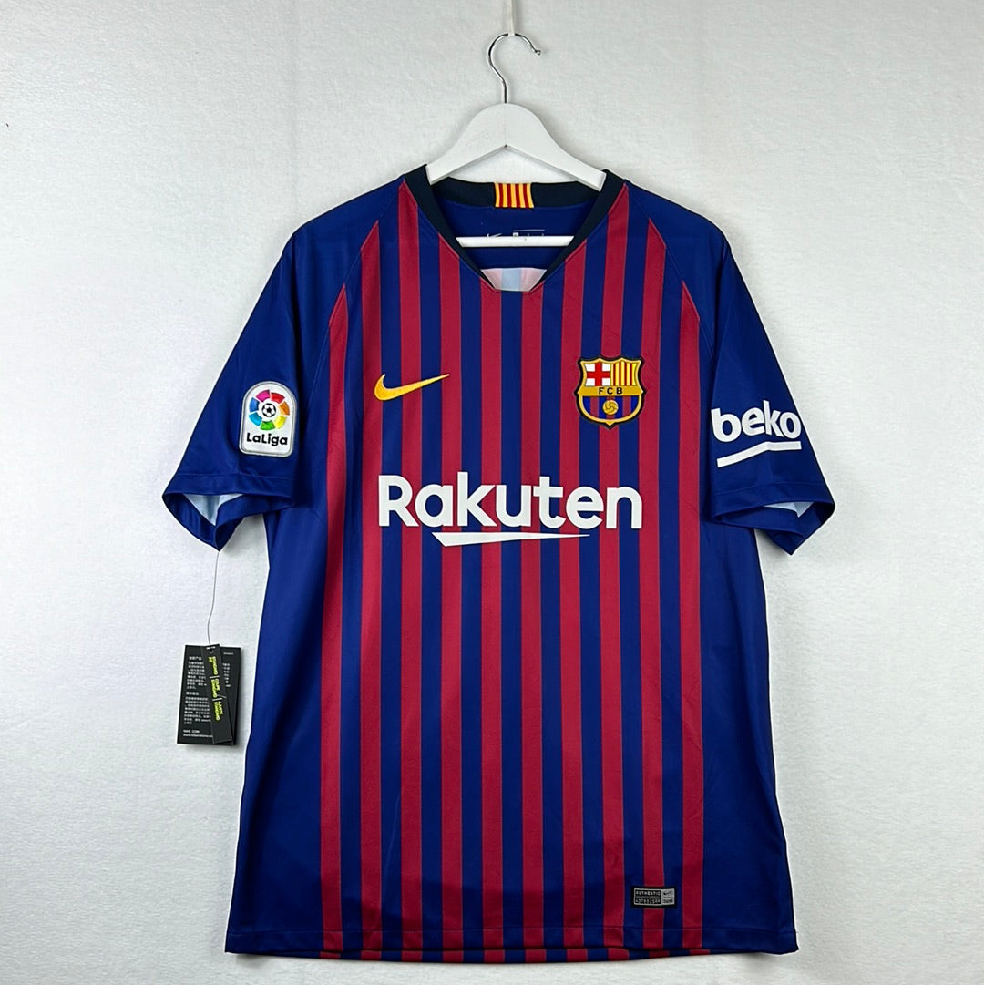 Barcelona 2018/2019 Home Shirt Front