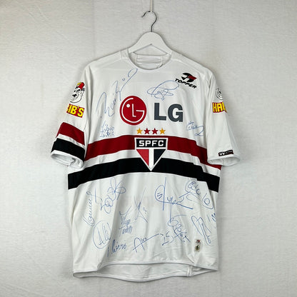 Sau Paulo 2004/2005 Squad Signed Shirt - Player Issue