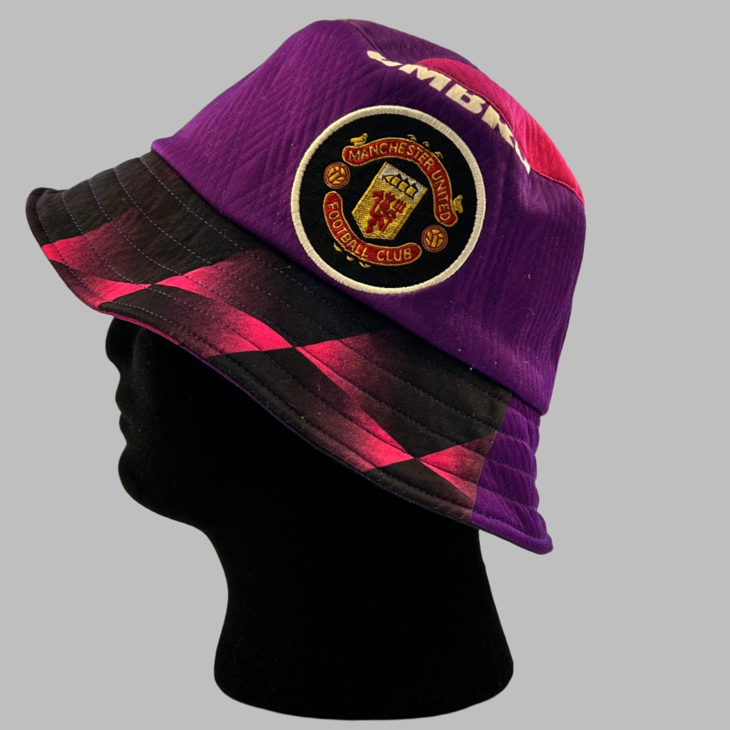 Manchester United 96/97 Upcycled Goalkeeper Shirt Bucket Hat