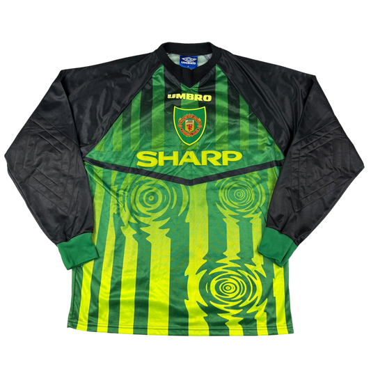 Manchester United 1997/1998 Home Goalkeeper Shirt - Medium Adult