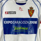 Real Zaragoza 2005-2006 Match Worn Home Shirt - Small - Ewerthon 17