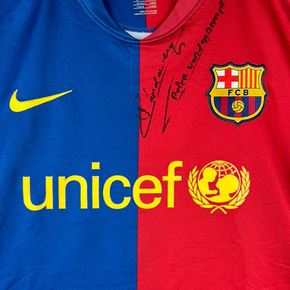 FC Barcelona 2008-2009 Home Shirt - XL - Excelling Condition *Signed