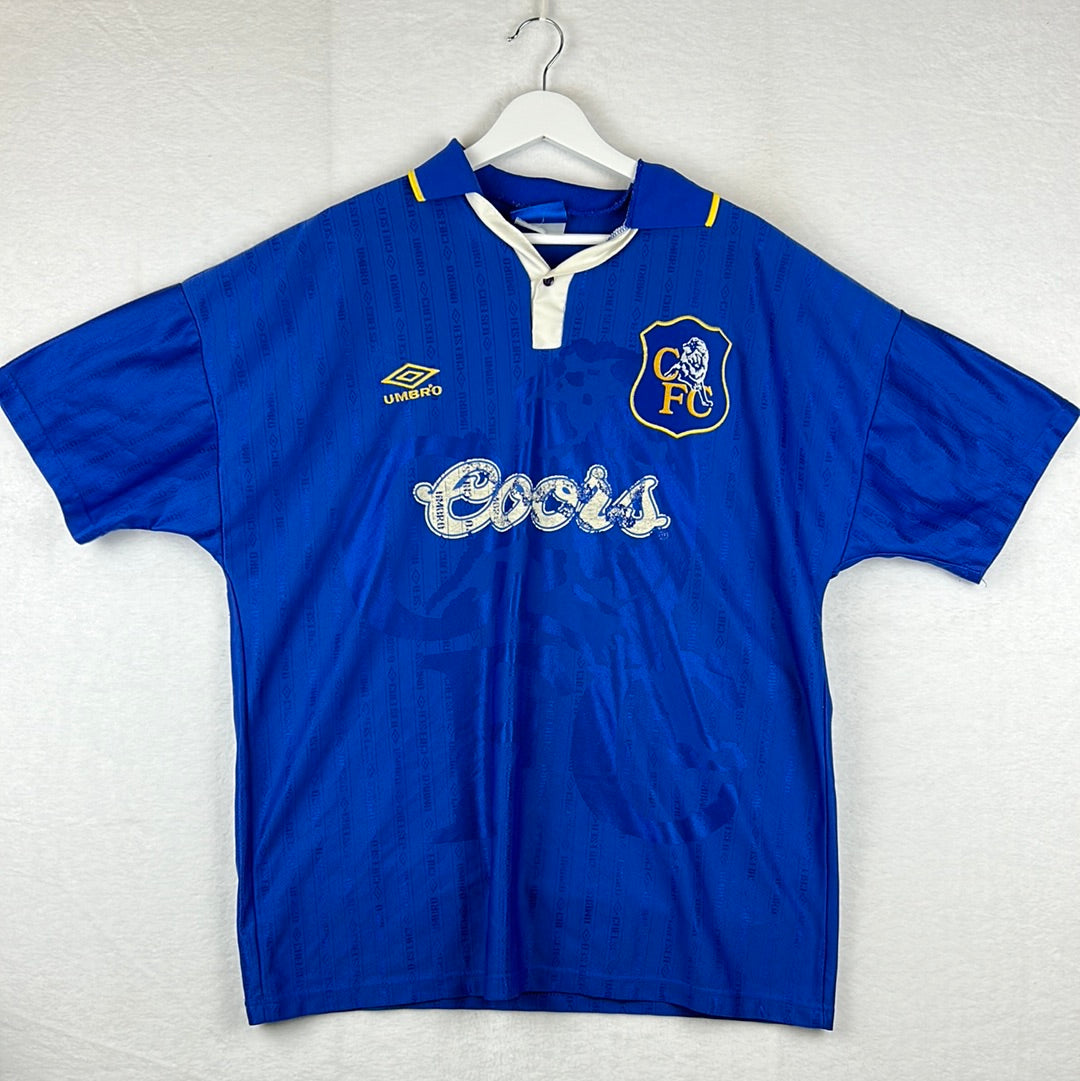 Chelsea 1995/1996 Home Shirt - - Vintage Chelsea