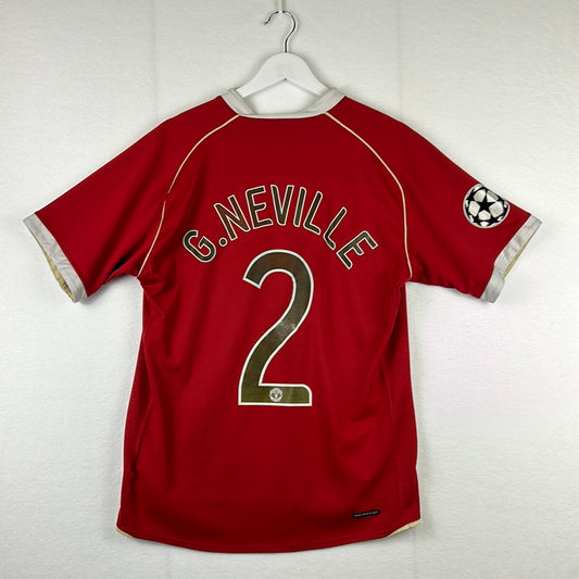 Manchester United 2006-2007 Home Shirt - G.NEVILLE 2 