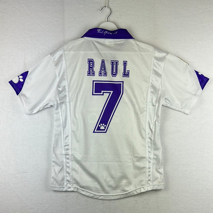 Real Madrid 1997/1998 Home Shirt - Raul 7 - Front Signed