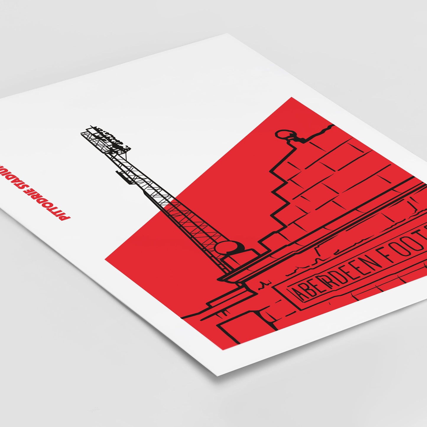 Aberdeen Floodlights Print