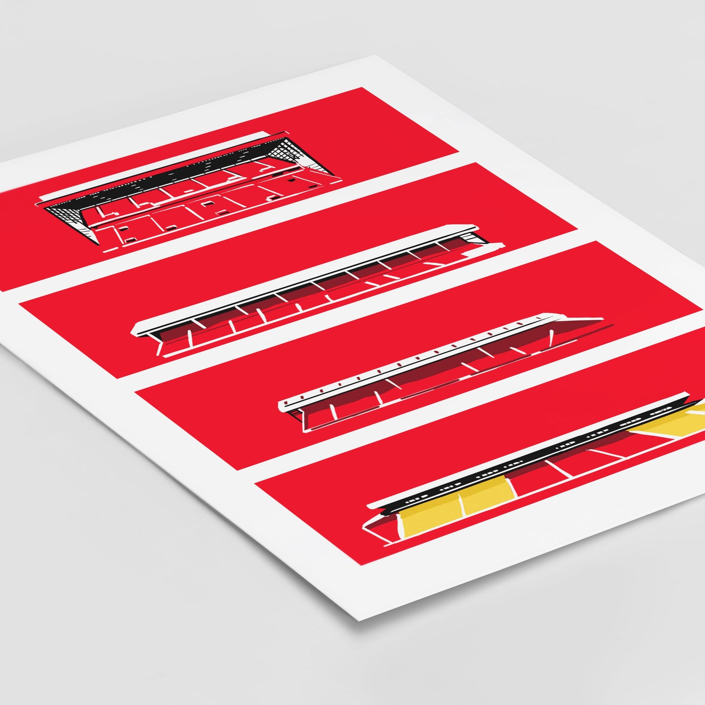 Aberdeen Stadium Print