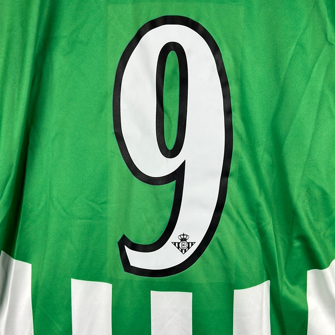 Real Betis 2010/2011 Player Issued Home Shirt - J Pereria 9