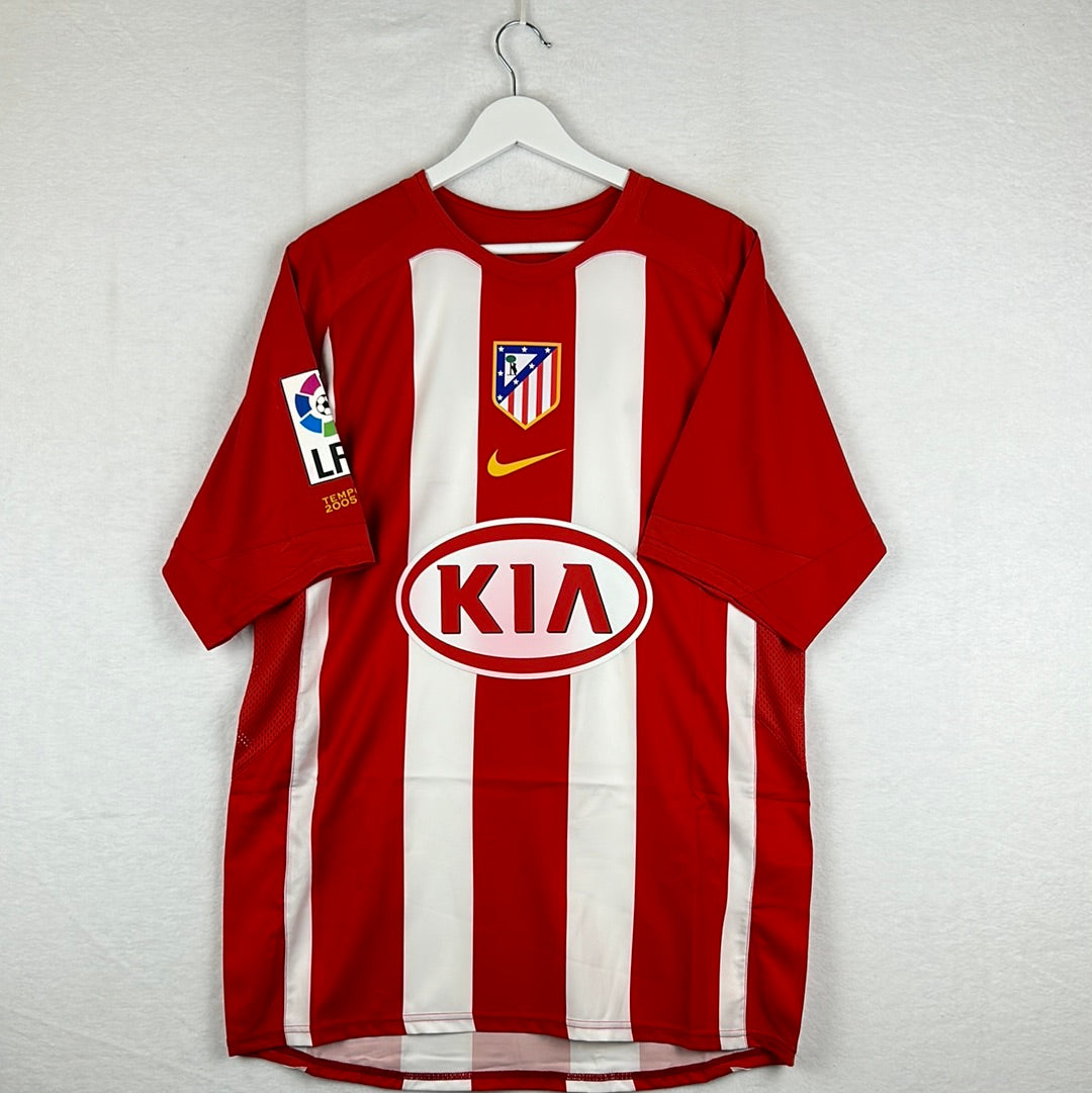Atletico Madrid 2005/2006 Player Issue Home Shirt - Torres 9
