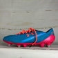 Memphis Depay Match Worn Football Boots - Blue/ Pink