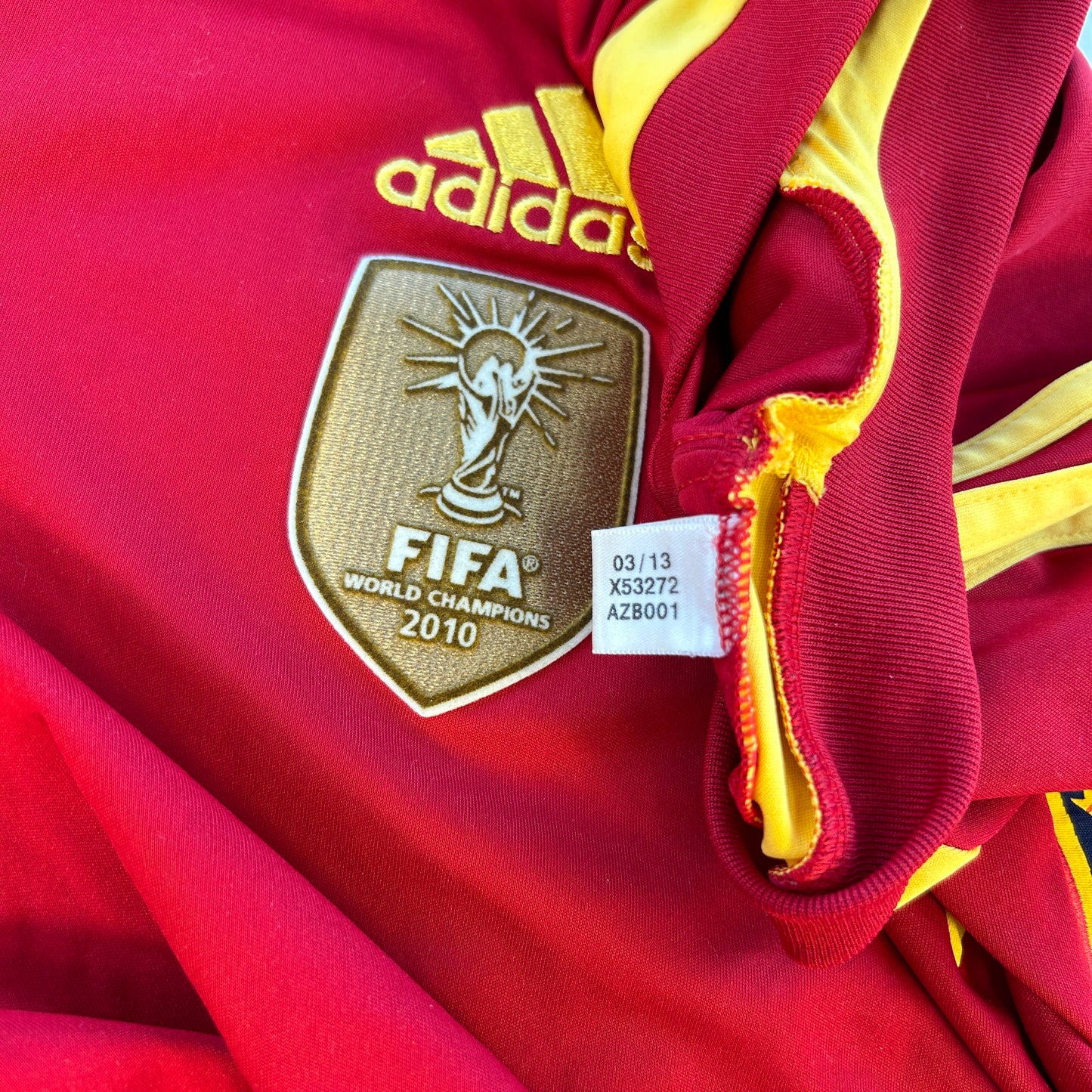 Spain 2012 Home Shirt - Extra Large - Very Good Condition