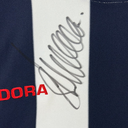 West Bromwich Albion 2004/2005 Player Issued Home Shirt - Kanu Signed