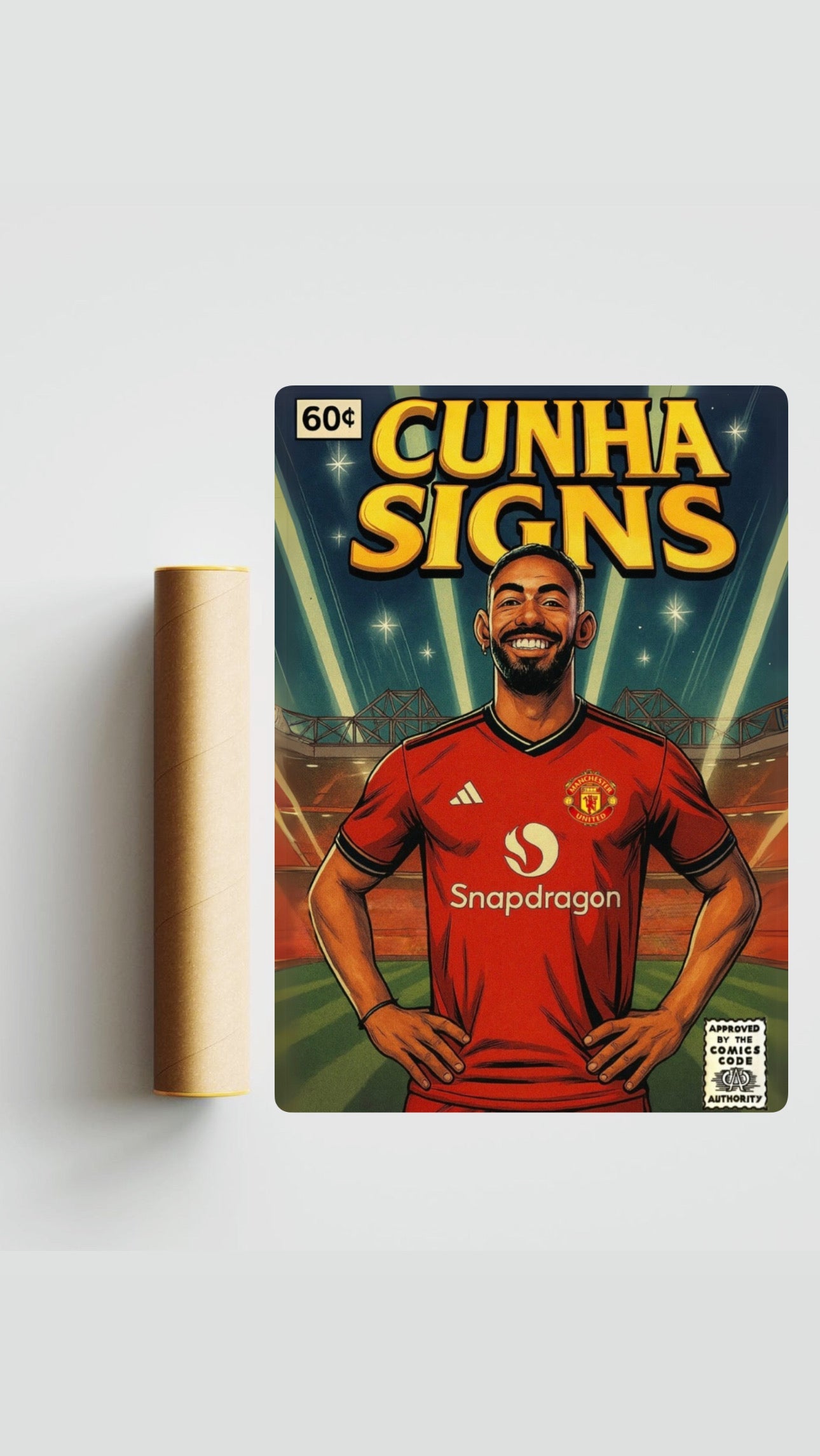 Matheus Cunha Comic Book Style A3 Print