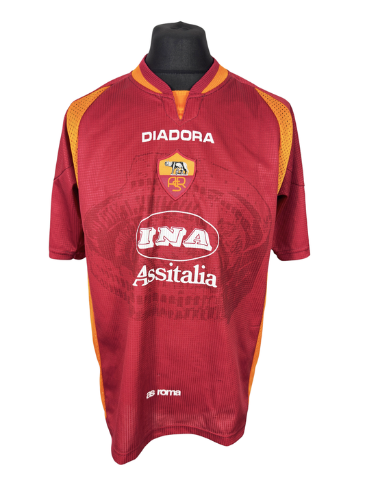 1997-98 AS Roma Home - Size M - Totti 10
