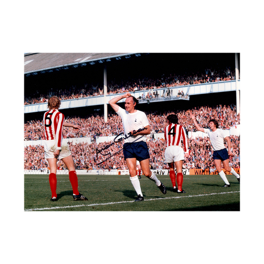 Alan Gilzean Signed Tottenham Hotspur 16x12 Image